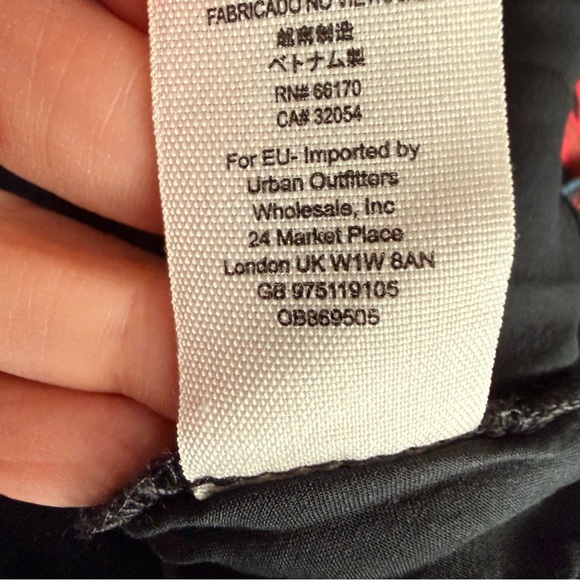 Free People Black and Red Floral Long Sleeve Dress - Picture 11 of 11